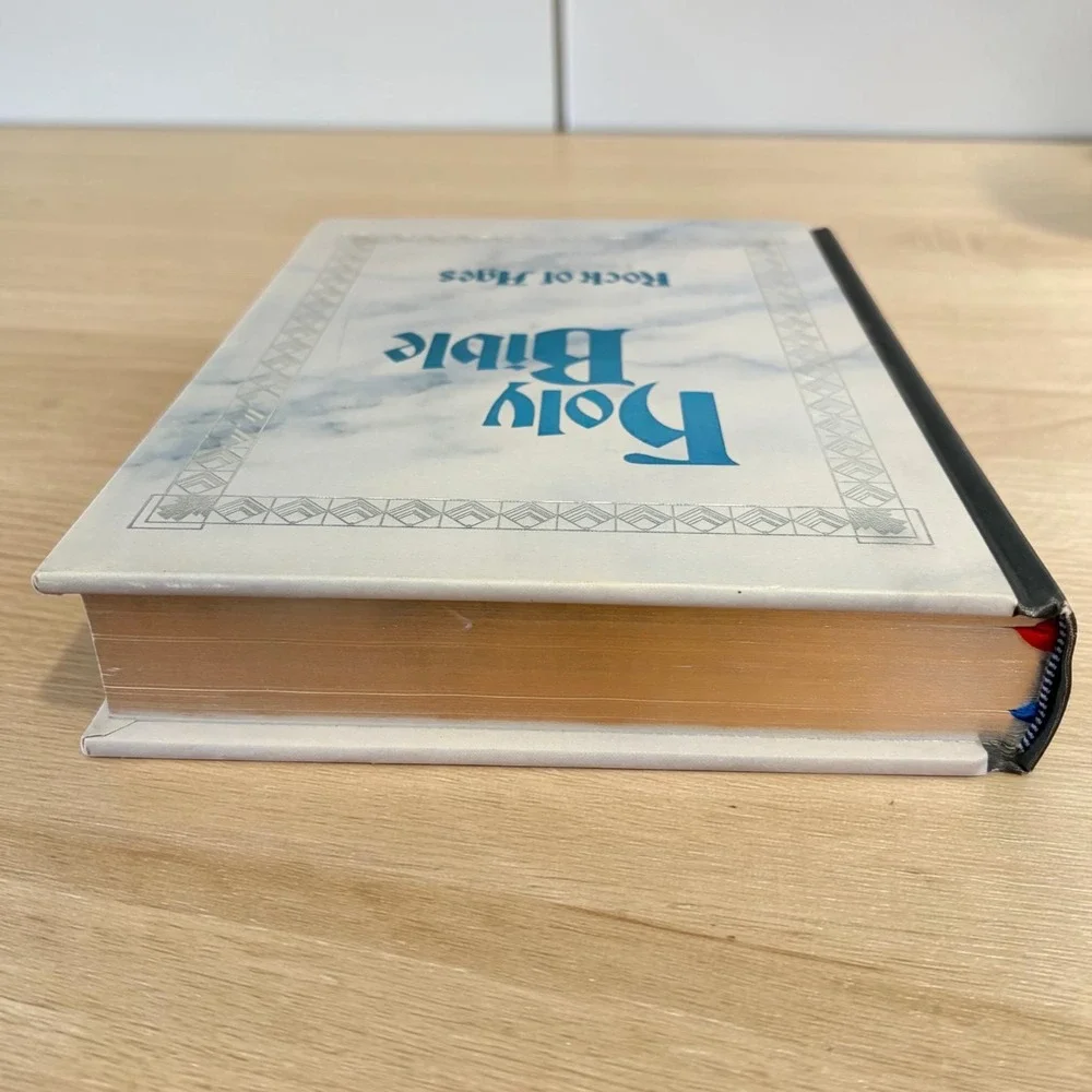 Rock Of Ages Bible Family Edition KJV White Good Religious Jimmy Swaggart KJV